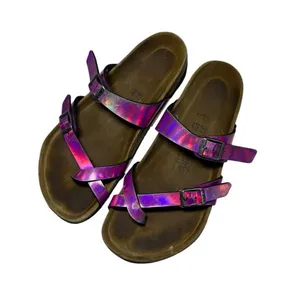Birkenstock Women's Metallic Pink Mayari Sandals Size 37 Wide fit thumbnail 1