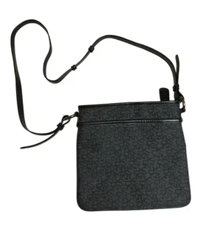 DKNY Monogram Crossbody 90s Town & Country Messenger Shoulder Bag Vintage Small thumbnail 1