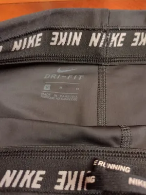 Nike Womens Power Essential Crop Tight Leggings Black Dri-Fit Size M thumbnail 9