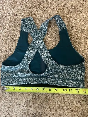 Lululemon All Sport Bra Pebble Print Parfait Pink Alberta Lake Size 8 thumbnail 8