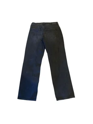 AMERICAN EAGLE Black Straight Leg Jeans size 4 Regular thumbnail 3
