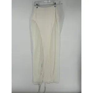 Mistress Rocks Panelled Maxi Skirt in White By House Of CB Size XS Ivory Sheer‎ thumbnail 4