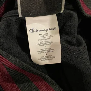 Champion Track Jacket‎ Floral Logo Women's L Black & Purple Varsity Streetwear thumbnail 6