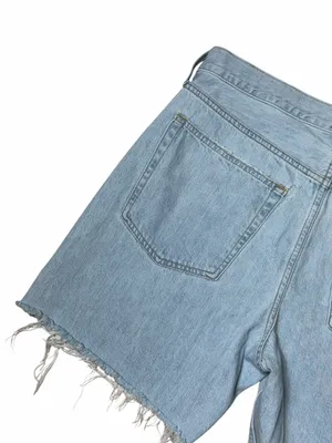 Etica Revolve Light Wash Distressed Denim Shorts Womens 30 thumbnail 8