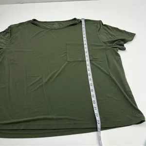 Cozy Earth Women’s Short Sleeve Shirt Top Size XL Pocket Bamboo Blend‎ *FLAW thumbnail 6