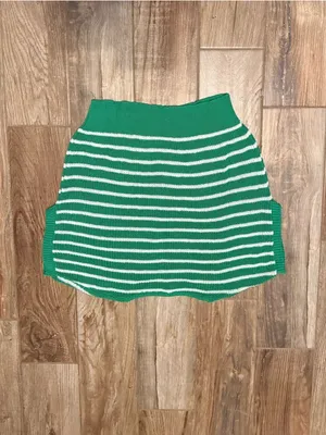 Jodifl Green Stripe Sweater Top thumbnail 3