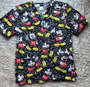 Disney Unisex Mickey Mouse Scrub Top thumbnail 1