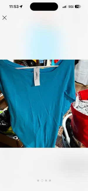 Long sleeve dress Blue Size XXL thumbnail 2