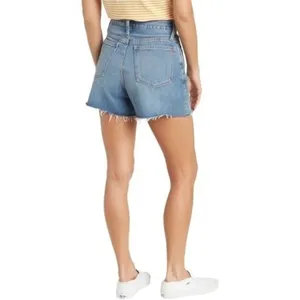 NWT Madewell Mom Short Cutoff Jean Shorts Bledsoe Mid Wash Denim Women’s Size 33 thumbnail 3