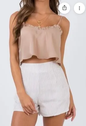 Princess Polly Levi Crop Top thumbnail 1