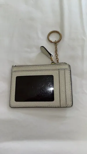 Coach card holder with gold hardware thumbnail 2