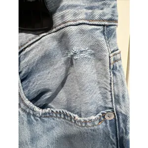 Aeropostale Women's High Rise Super Wide Leg Jeans Size 12 Light Wash Baggy Boho thumbnail 2