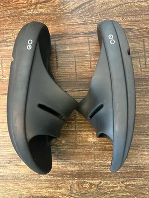 OOFOS OOahh Recovery Slide Sandals Women 7 Black Arch Support OOfoam thumbnail 6