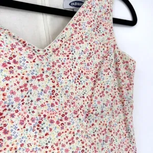 Vintage Y2K‎ Old Navy Ditzy Floral Micro Floral Shift Dress Coquette Size 1 XS thumbnail 2