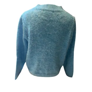 CAVA BIEN Blue Sweater XS Oversized French Graphic Knit Primark Cares thumbnail 9