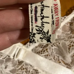 Free People white Lace Bralette Intimates Size Large thumbnail 5