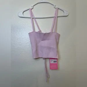4TH‎ RECKLESS NWT Knit Set Pink Scorpios Trouser Size S and Crop Top Size M thumbnail 5
