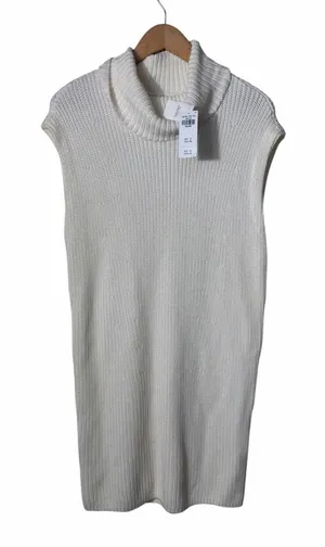 NEW Abercrombie & Fitch Cowl Neck Sleeveless Sweater Dress Size Medium thumbnail 1