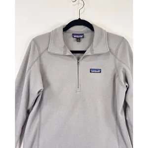 Patagonia Womens Jacket Gray Micro D 1/4 Zip Fleece Pullover Outdoor Medium thumbnail 7