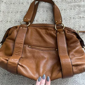 Michael Kors Brown Leather Satchel thumbnail 6