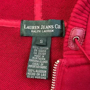 Lauren Ralph Lauren Red Hoodie thumbnail 3
