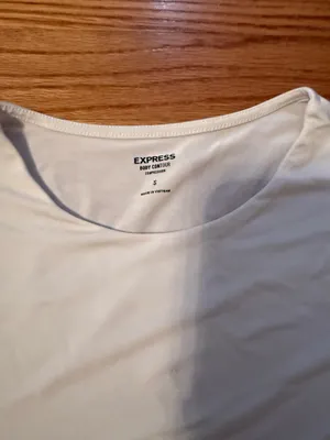 Express White Body Contour Bodysuit thumbnail 2