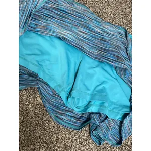 Ideology blue space-dyed performance tiered athletic skort XXL thumbnail 4