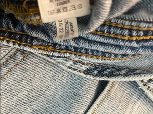 Aerie Cargo Denim Utility Overalls Dungarees Blue Size XL thumbnail 7
