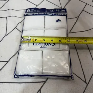 Basic Editions Lightweight VTG Cuff Socks 9 thumbnail 7