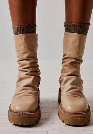 Free People Emma Ruched Boots Size 38. Sh4 thumbnail 1