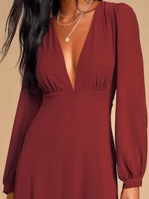 LULU's Elegant Prom Wedding Bridesmaid Elegant Sophisticated Romantic Maxi thumbnail 4
