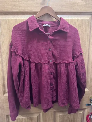 Easel flannel top  thumbnail 1