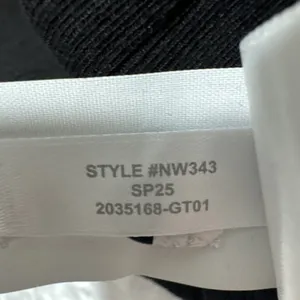 Madewell Flared-Sleeve Cardigan Sweater Black Button Up Crewneck Variegated XS thumbnail 6