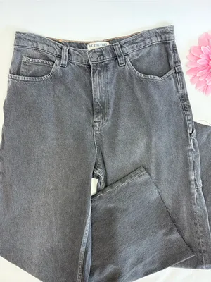 Free People X We The Free Tinsley Baggy High-Rise Jeans Celestial Black thumbnail 7