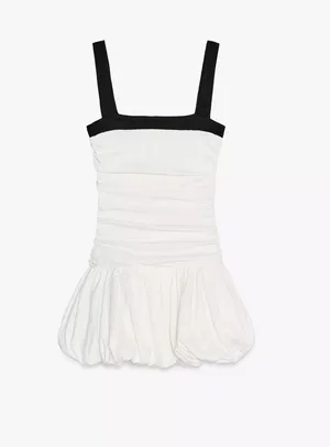 ZARA Dress balloon textured dress thumbnail 1