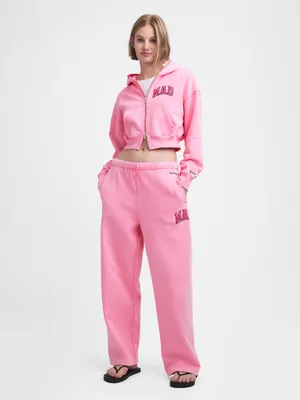 Madhappy x Gap Pink Cropped Zip Hoodie & Jogger Set - Women thumbnail 2