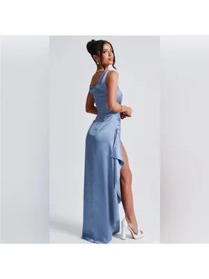 Babyboo Juliene Maxi Dress‎ in dusty blue size small nwt READ thumbnail 10