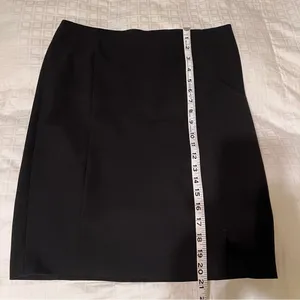 DKNYC Black skirt with gold back zipper 2 thumbnail 6