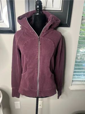 Lululemon scuba‎ full zip hoodie vintage plum 8 thumbnail 8