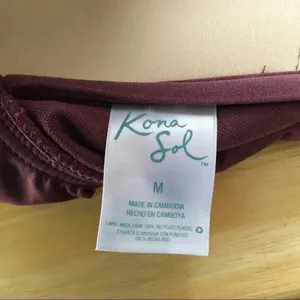 Kona Sol One Piece Ruffle Scalloped‎ Flounce Swimsuit thumbnail 6