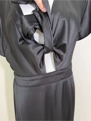 Baltic Born Poppy Satin Midi Dress thumbnail 5