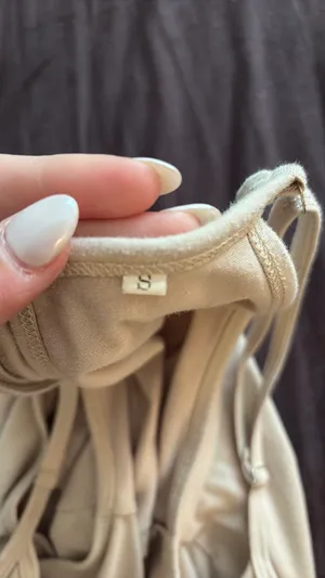 Tan pocket dress thumbnail 5