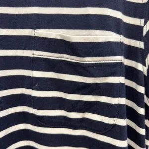 Lilla P Womens Navy Blue White Striped Short Sleeve Pocket‎ T-Shirt Dress Size S thumbnail 3