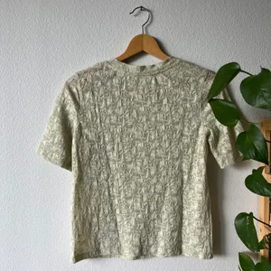 Rebecca Taylor Green Lace Short Sleeve Top thumbnail 6
