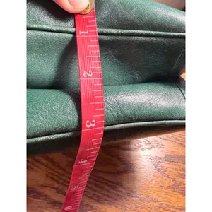 Vintage Ganson Emerald Green Leather Crossbody Bag Kiss Lock Frame Retro‎ 80s thumbnail 12