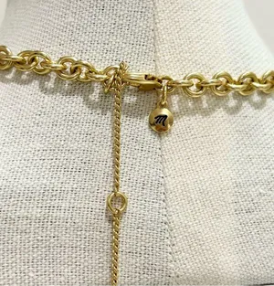 Coach Gold Heart Charm Necklace NWT thumbnail 7