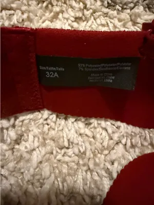 32 A push up bra Red thumbnail 2