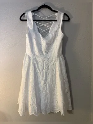Nwt Mable Talore Lace Up Back Eyelet Dress thumbnail 7