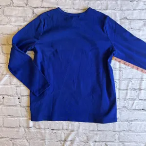 Ralph Lauren Royal Blue Long Sleeve Knit T-Shirt Shirt Top 1X thumbnail 10