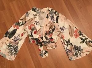 Show Me Your Mumu ✨NWOT Jordan tie top XS thumbnail 6